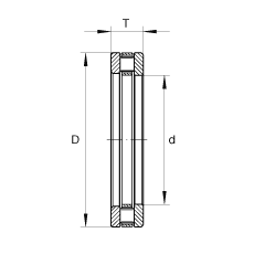 推力圆柱滚子轴承 RT607, 单向，可分离，圆柱滚子，英制