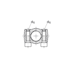 液压杆端轴承 GIHRK35-DO, 根据 DIN ISO 12 240-4 标准，带右旋螺纹夹紧装置，需维护